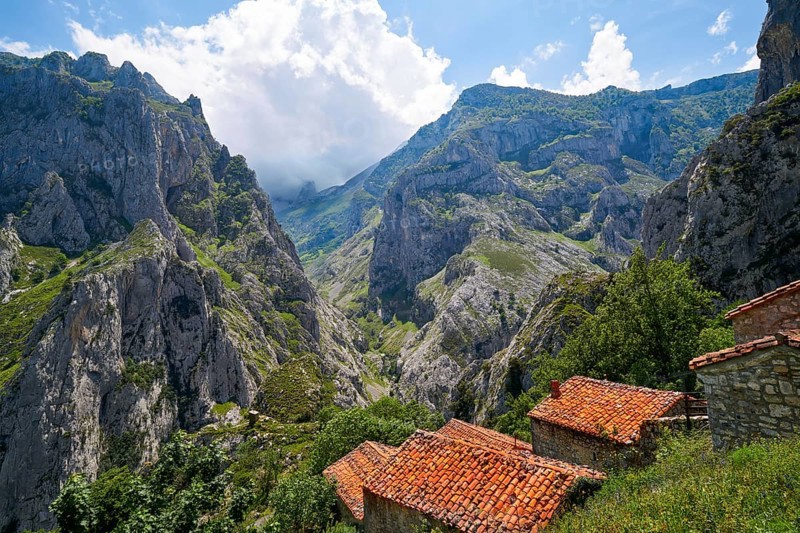 Naranjo de Bulnes peak Urriellu in Picos de Europa of Asturias Spain