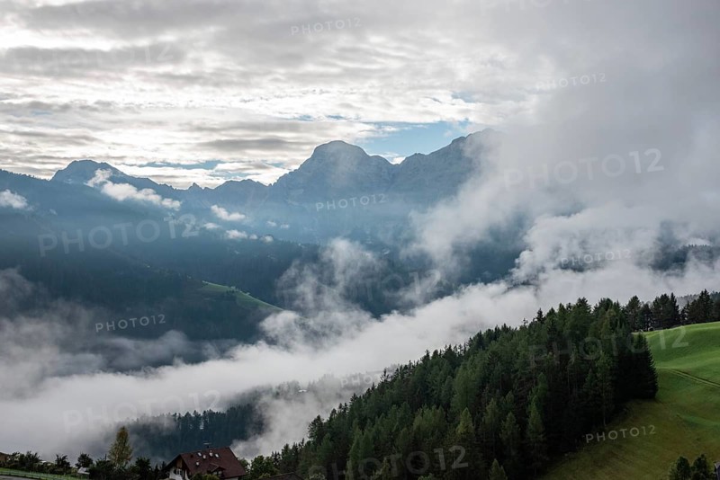 Hiking the Nature Park Fanes Sennes Prags in the Dolomite Alps, South Tirol in Italy