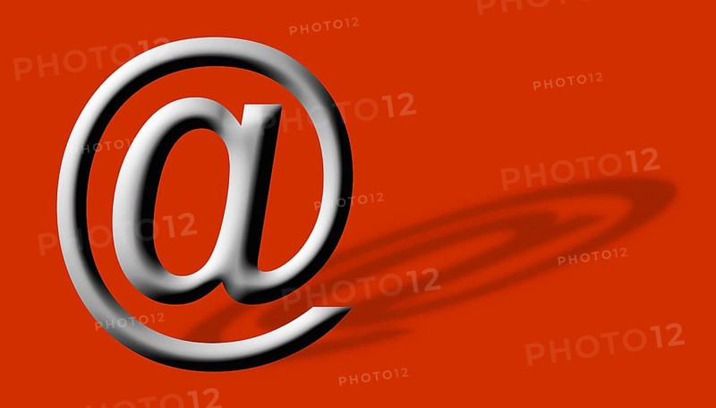 Arobase AT web email symbol illustration, internet sign
