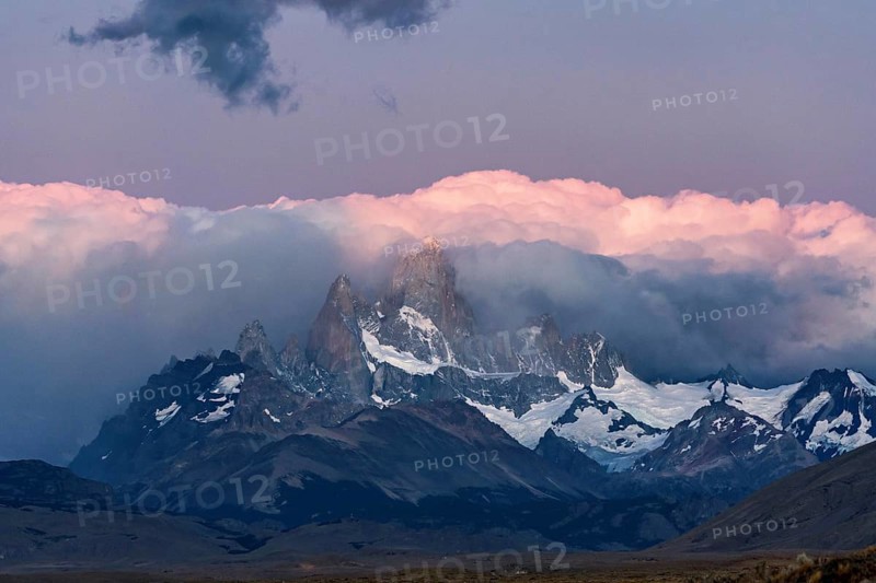 Mount Fitz Roy in the Los Glaciares El Chaltén National Park, Santa Cruz, Argentina, South America