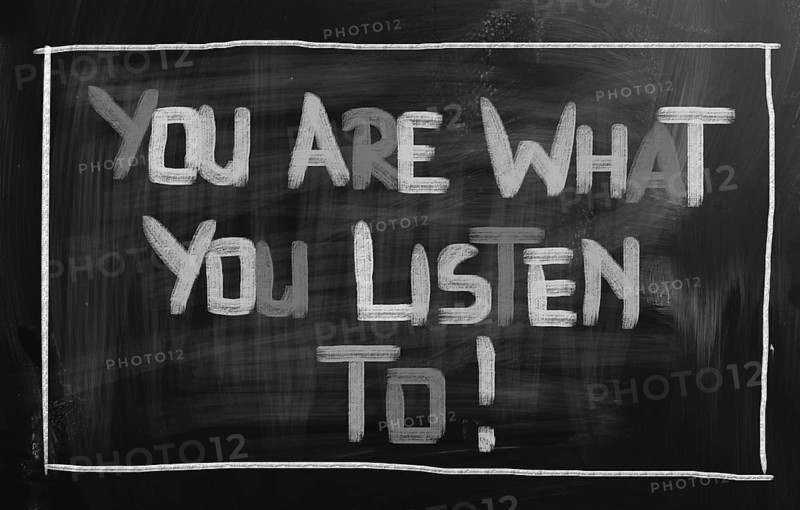 You Are What You Listen To Concept