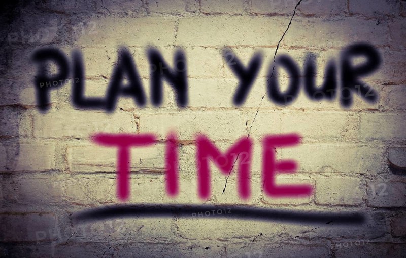 Plan Your Time Concept