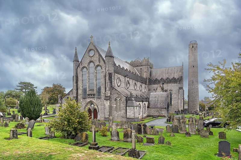 St Canice's Cathedral is a cathedral of the Church of Ireland in Kilkenny city, Ireland, Europe
