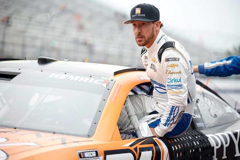 Daniel Hemric gets ready for the USA Today 301 in Concord, NH, USA, North America