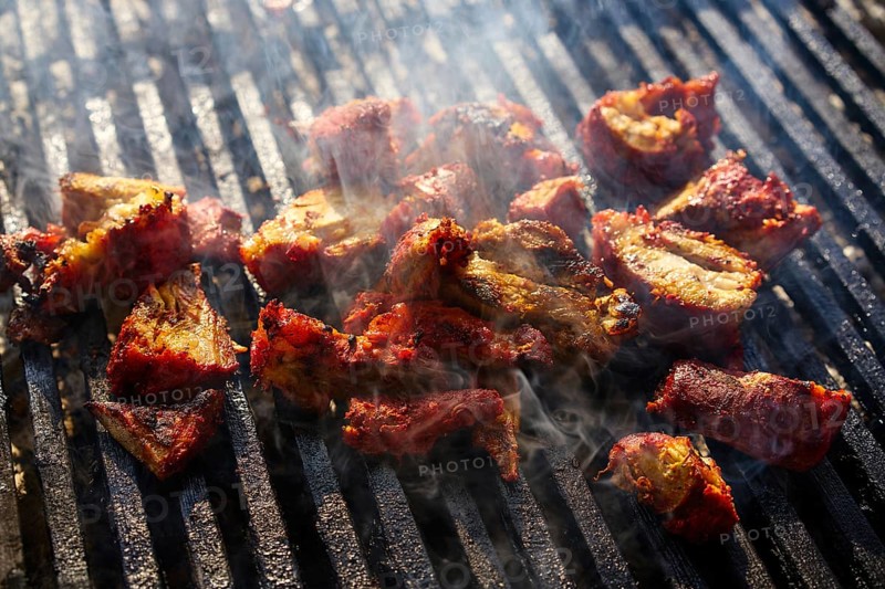 Al Pastor meat barbecue in Riviera Maya of Mexico