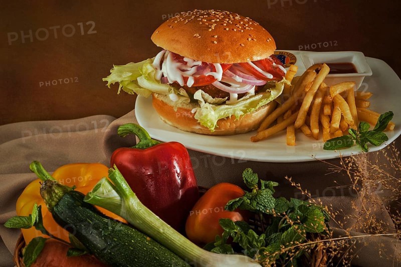 Veggie burger, India, Asia