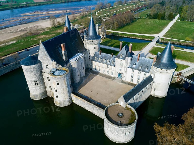 Castle of Sully-Sur-Loire, Loiret, Centre-Val de Loire, France, Europe