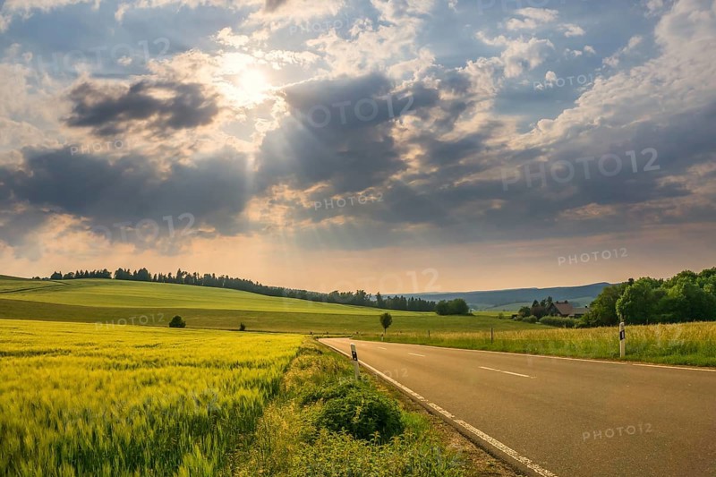 View towards the Rinne valley at the pheasantry between Schwarzburg and Allendorf