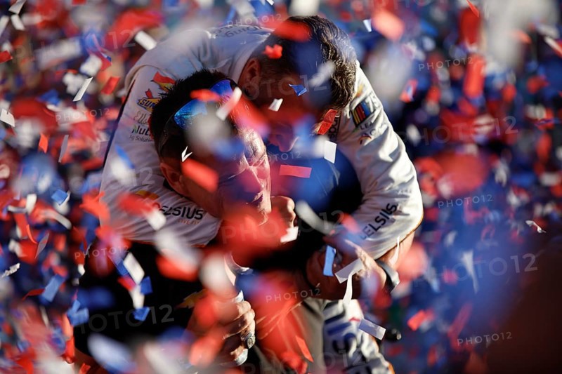 NASCAR Cup Series Driver AJ Allmendinger (16) wins the Bank of Amercia ROVAL 400 at the Charlotte Motor Speedway in Concord NC