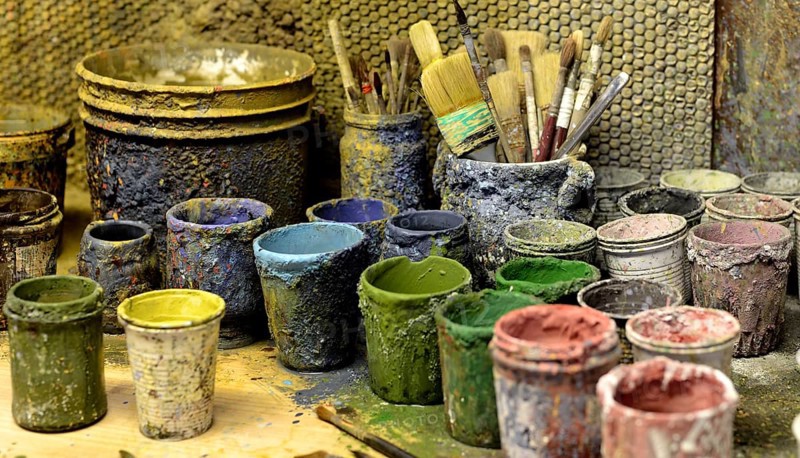 The tools for pottery's decoration in Tuscany