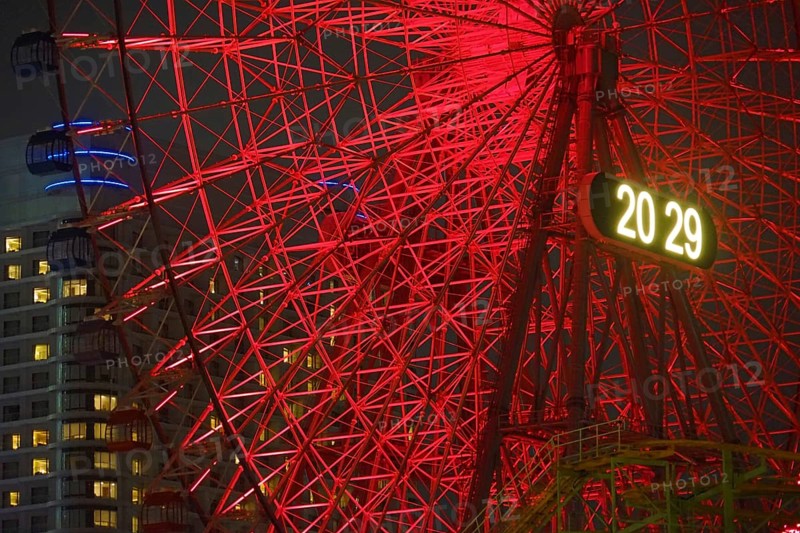 Cosmo clock image. Shooting Location: Yokohama-city kanagawa prefecture