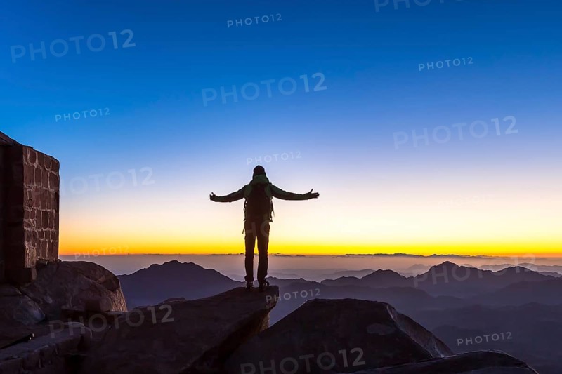 Mount Sinai, Mount Moses in Egypt. Africa