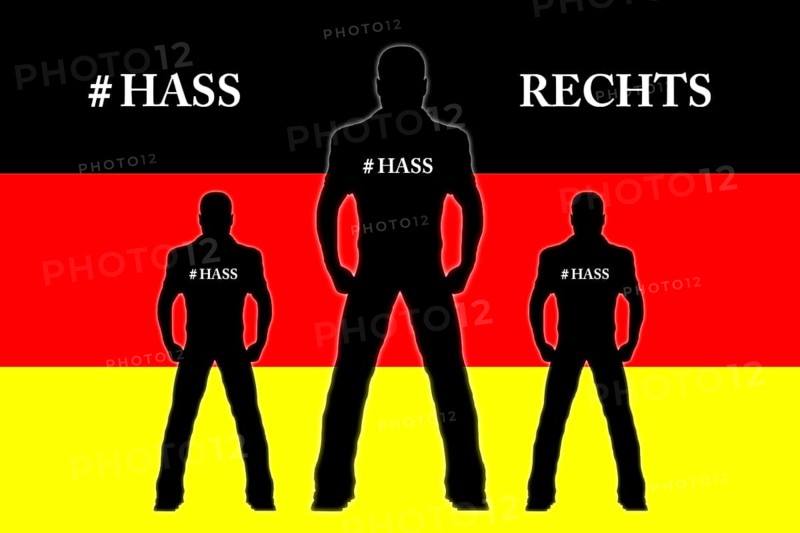 Reichsbürger, skinhead, skinheads, Nazi, Nazis, right, rights, clock, 5 to 12, Germany, national flag, map of Germany, Reich flag, Wutbürger, East Germany, enemies of the constitution, scandals, neo-Nazi, neo-Nazis, Nazis, studio, Europe