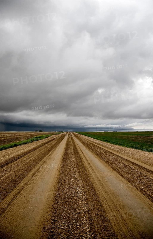 Prairie Storm Clouds Canada Saskatchewan Summer Warnings