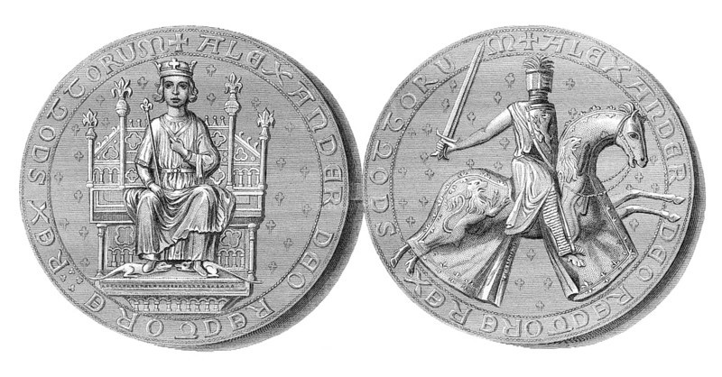Siegel von Alexander III., 1241 - 1286, König der Schotten