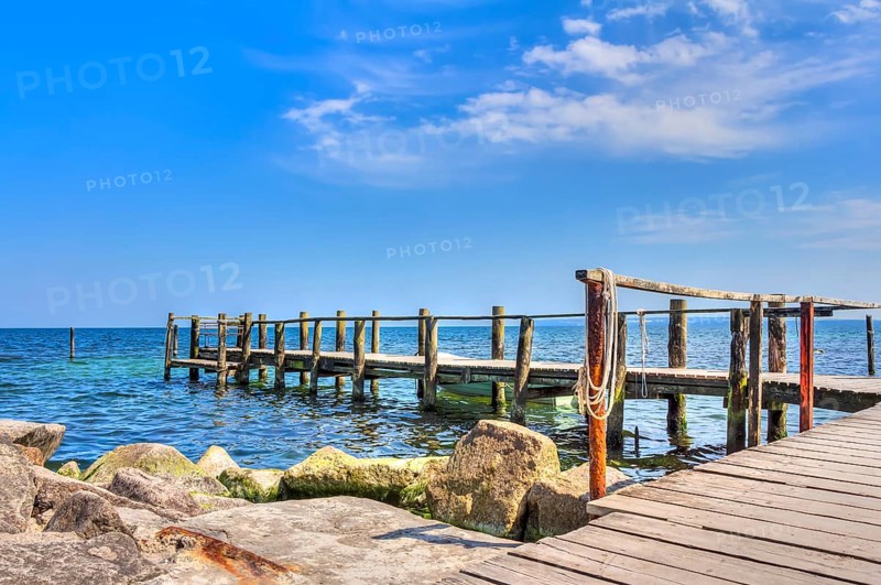 Beach holidays in summer in Vitt on Usedom island, Germany, Europe