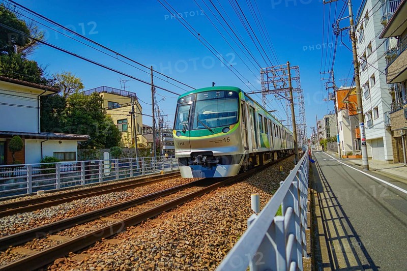 Tokyu Ikegami Line. Shooting Location: Ota -ku, Tokyo
