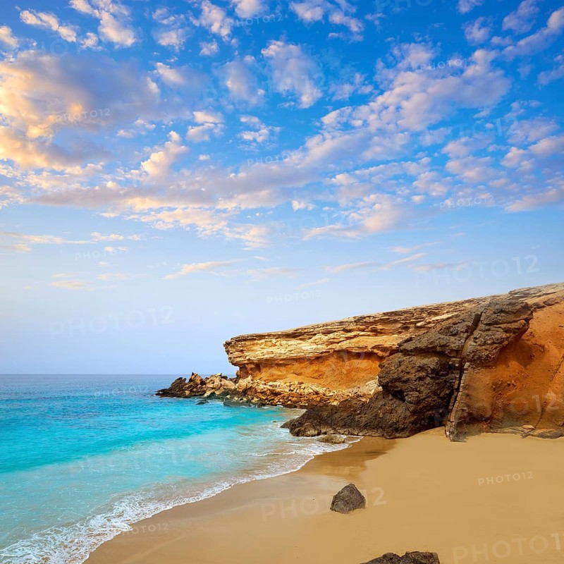 Fuerteventura La Pared beach at Canary Islands Pajara of Spain