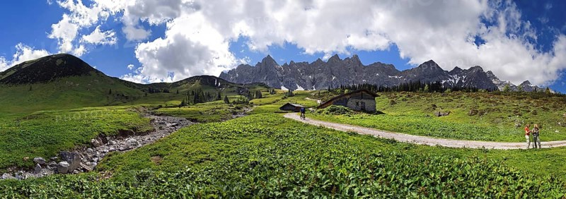 360° Panorama at Ladizalm in the Karwendel, Tyrol, Austria 360 ° Panorama at Ladizalm in the Karwendel, Tyrol, Austria, Europe