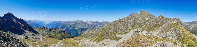 View of the Montafon mountains from the Bielerspitze