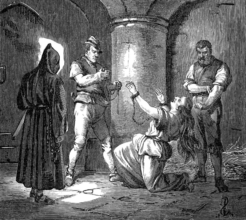 Joanna I strangled at Muro castle by Hungarian soldiers, Queen of Naples, 1328 – 27 July 1382