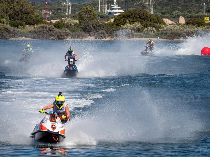 Olbia, Italy - September 16 - 20192 Aquabike world Championship gran prix of Italy