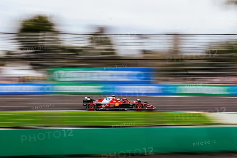 Lewis Hamilton of Great Britain drives the Scuderia Ferrari HP SF-25 during third practice in the 2025 Australian Grand Prix at Albert Park in Melbourne, Australia, Oceania