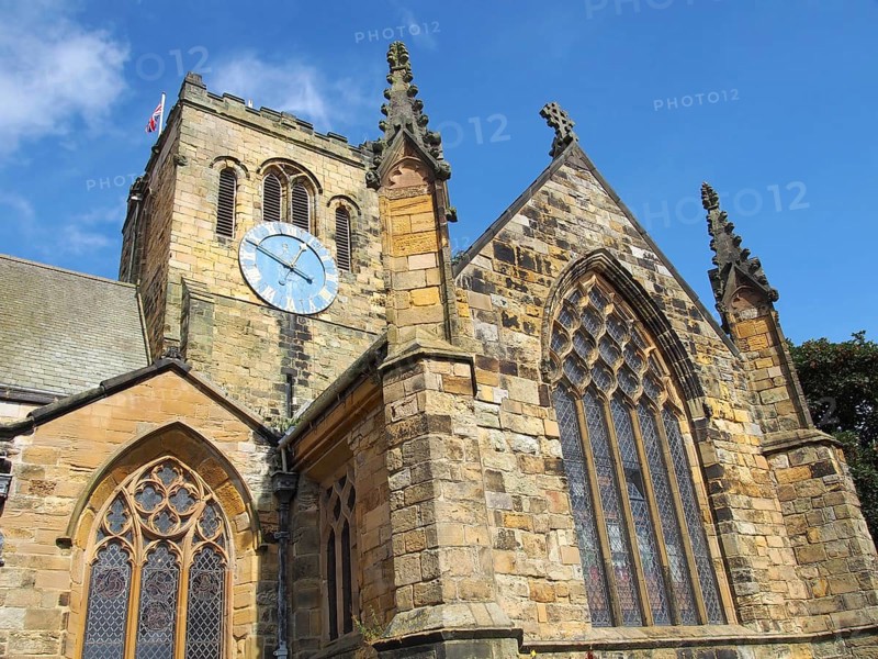 The historic saint marys church in Scarborough build in the 12th century and rebuilt in the late 17th century