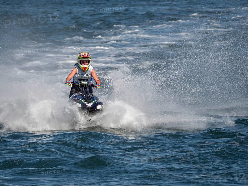Olbia, Italy - September 16 - 20192 Aquabike world Championship gran prix of Italy