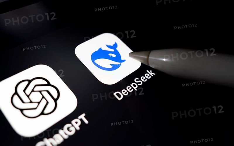 In this photo illustration, the DeepSeek app is displayed on an iPhone screen on January 29, 2025 in New Delhi, India, Asia