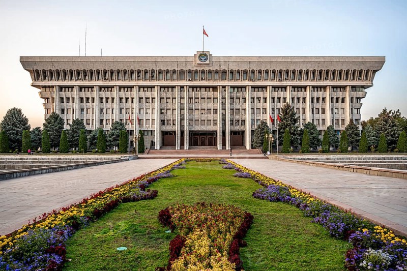Jogorku Kenesh, Parliament of the Kyrgyz Republic, Bishkek, Kyrgyzstan, Asia