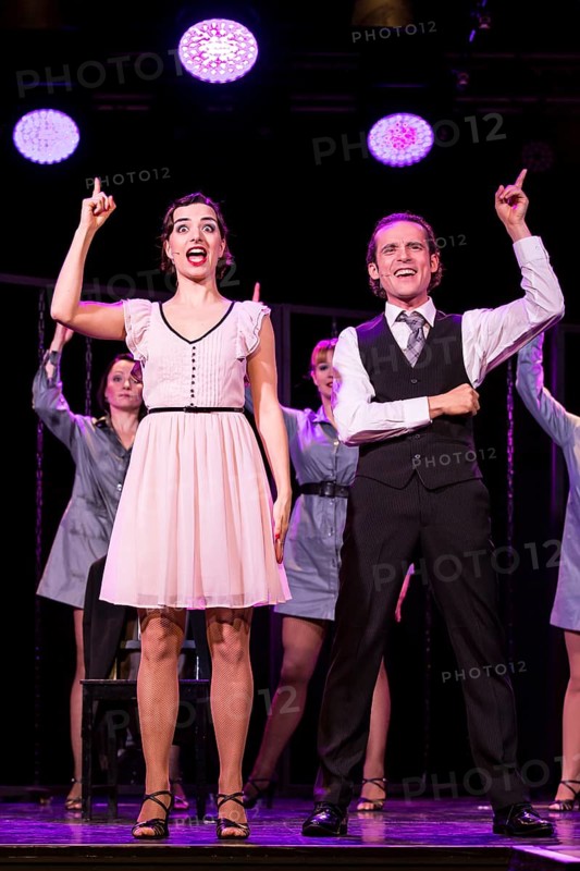 The musical Chicago with Annette Krossa as Roxie Hart and Aris Sas as Billy Flynn live at the Le Théâtre theatre in Kriens, Luzern, Switzerland, Europe