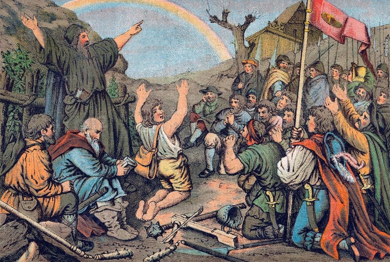 The German Peasants' War, Great Peasants' War or Great Peasants' Revolt, Deutscher Bauernkrieg, from 1524 to 1525