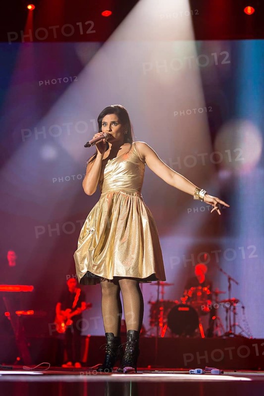 The Portuguese-Canadian singer Nelly Furtado performing live at the Energy Stars For Free event, Hallenstadion Zuerich hall, Zurich, Switzerland, Europe