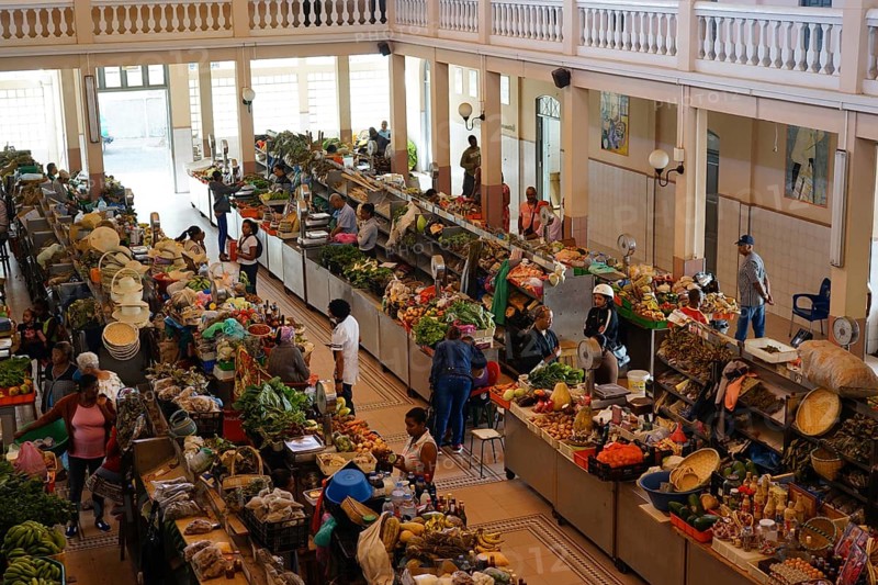 Mercado Municipal, Market Hall, Mindelo, Sao Vicente Island, Cape Verde, Africa