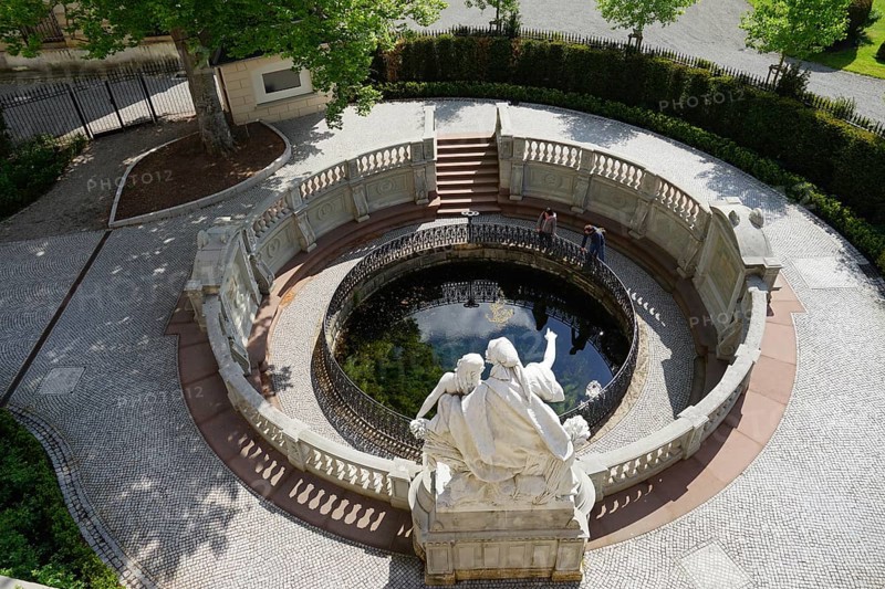 Source of the Danube, Donaueschingen, Baar, Baden Wuerttemberg, Deutschland