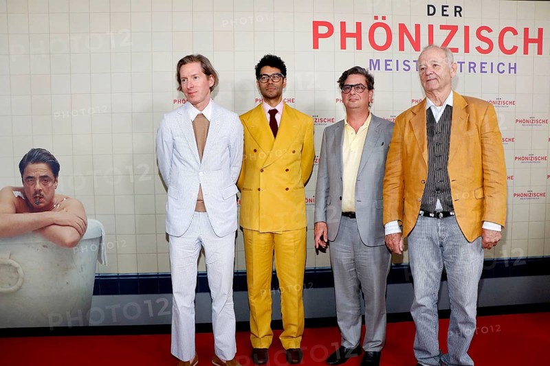 Wes Anderson, Richard Ayoade, Roman Coppola and Bill Murray at the Berlin premiere of THE PHOENIC MASTER STORY at the Delphi cinema in Berlin on 22.05.2025