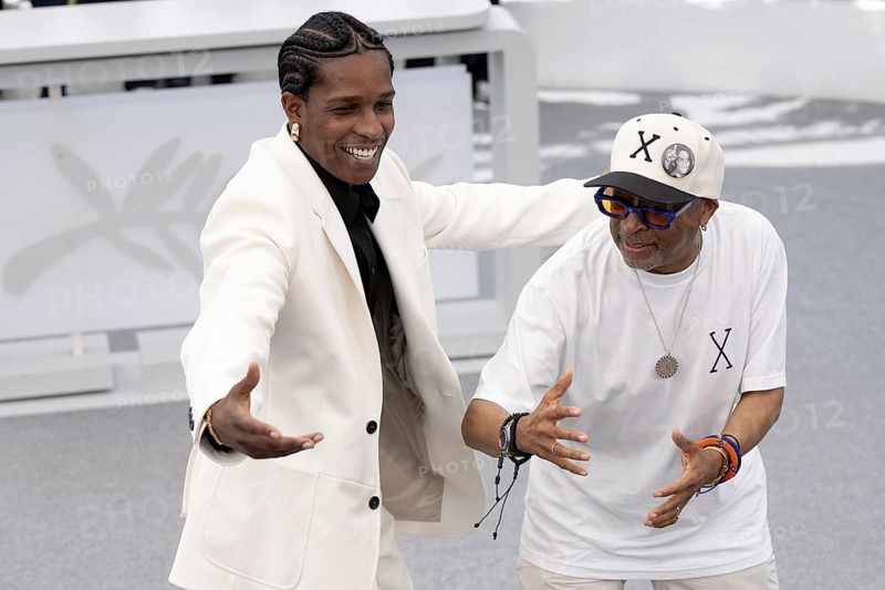 Cannes, France - 19.5.2024: Spike Lee, Asap Rocky (A$ap Rocky) during the photocall - Highest 2 Lowest - during the 78th Cannes International Film Festival. The film festival will take place from 13 to 24 May 2025