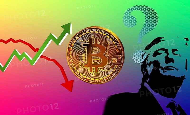 Symbolic image, Trump influence, kleptocracy, price development, Bitcoin questionable due to extreme energy demand, stock market prices, insecure digital currency, resources, energy, industry, economy critical, stock market hype, stock market crash, payment, insolvency, wrong decisions, maximum profit, profit collapse, share prices, Germany as a business location, global economy, globalisation, environmental protection, mafia, Trump government, Bitcoin rally, cryptocurrency, electronic wallet, crypto reserve, stock market trading, gold replacement currency