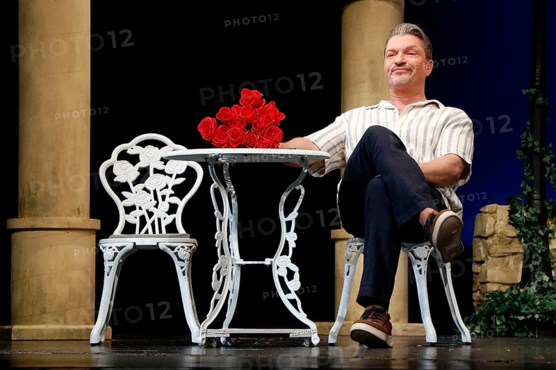 Hardy Krüger jr. at the photo rehearsal of Fisch sucht Fahrrad at the Schlossparktheater in Berlin on 14.05.2025