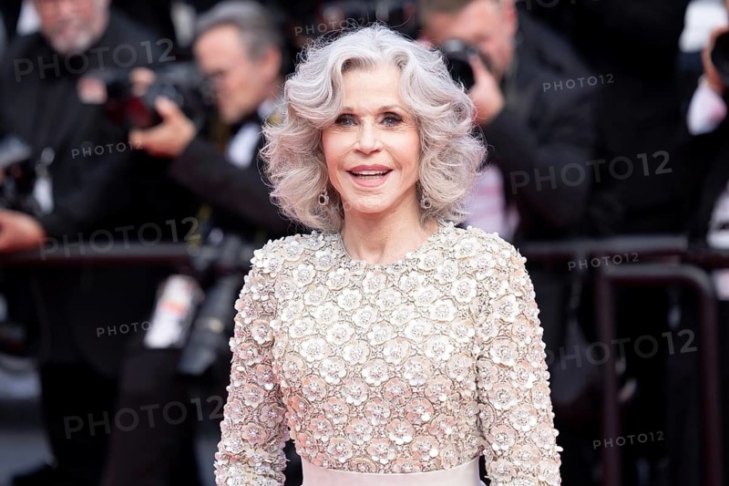 Cannes, France - 22.5.2024: Jane Fonda on the red carpet during the Closing Ceremony at the 78th Cannes International Film Festival. The film festival will take place from 13 to 24 May 2025