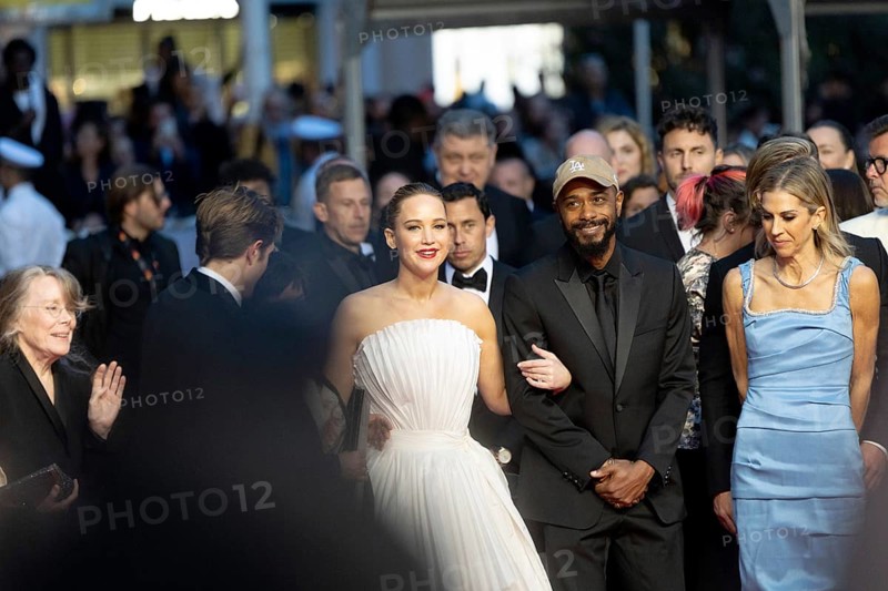 Cannes, France - 17.5.2024: Sissy Spacek, Jennifer Lawrence and Keith Stanfield on the red carpet during the 78th Cannes International Film Festival. The film festival takes place from 13 to 24 May 2025