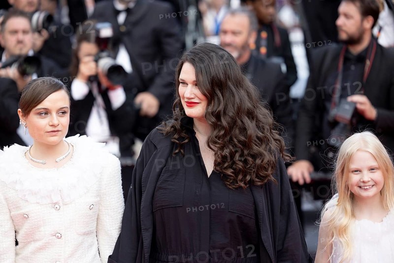 Cannes, France - 24.5.2024: Lena Urzendowsky, Mascha Schilinski, Hanna Heckt on the red carpet during the Closing Ceremony of the 78th Cannes International Film Festival. The film festival will take place from 13 to 24 May 2025
