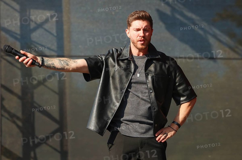 Joey Heindle at the Schlager Radio - Festival in Neuruppin at Hanger 312 on 24.05.25