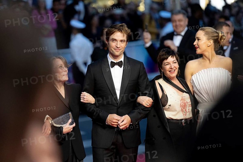 Cannes, France - 17.5.2024: Sissy Spacek, Robert Pattinson, Lynne Ramsay and Jennifer Lawrence on the red carpet during the 78th Cannes International Film Festival. The film festival takes place from 13 to 24 May 2025