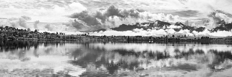 Hopfensee, Hopfen am See, near Füssen, Ostallgäu, Allgäu, Bavaria, Germany, Europe
