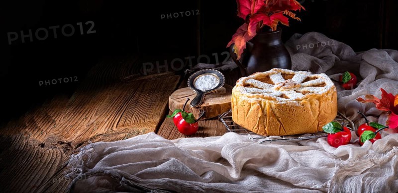 Äpfel mit einer knusprigen Kruste bedeckt - das ist die amerikanische Apple Pie