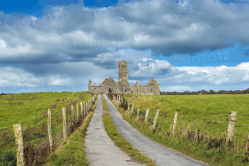 Ross Errilly Friary is a medieval Franciscan friary located about a mile to the northwest of Headford, County Galway, Ireland, Europe