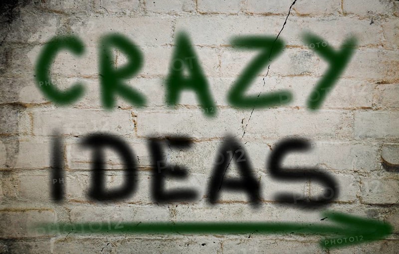 Crazy Ideas Concept