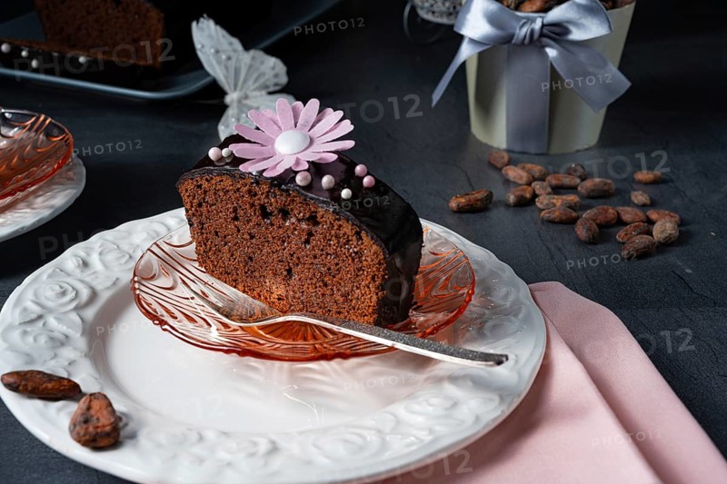 Delicious homemade moist chocolate cake